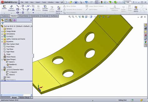 solidworks curved sheet metal|sheet metal bending in solidworks.